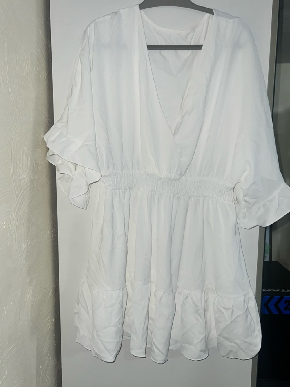 White casual dress Bachelorette